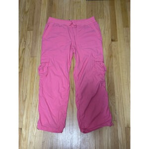 NWOT Women's Lululemon Sakura Pink Cargo Capri Pants Size XL SKU608